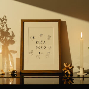Kuča poso - Fine art print