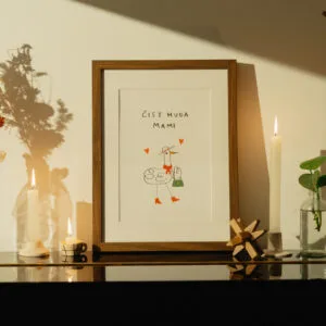 Čist huda mami - Fine art print